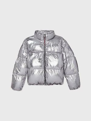 Куртка сріблястого кольору | 6330412