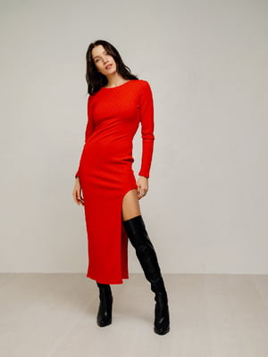 Сукня-футляр червона | 6331417