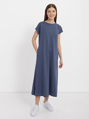 Сукня-футляр синя | 6332586