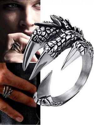 Крутое стильное кольцо с когтями “Лапа дракона” | 6332813