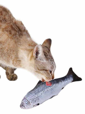 Игрушка для котов “Рыбка лосось” (20 см) | 6333203
