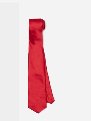 Краватка атласна червона | 6350645