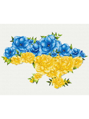 Картина по номерам "Цветущая Украина" (40х50 см) | 6353430