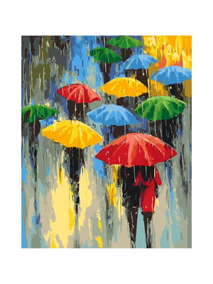 Картина за номерами "Кольоровий дощ" (40х50 см) | 6353433