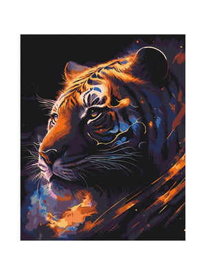 Картина по номерам "Тигр Зодиак" 40х50 см | 6353452