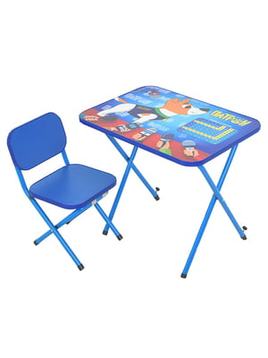 Стол  со стульчиком синий | 6353597