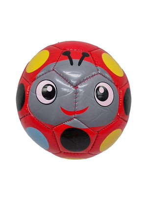 Мяч футбольный красный размер №2 | 6354153