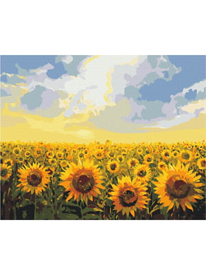 Картина за номерами "Поле соняшників" (40х50 см) | 6354434
