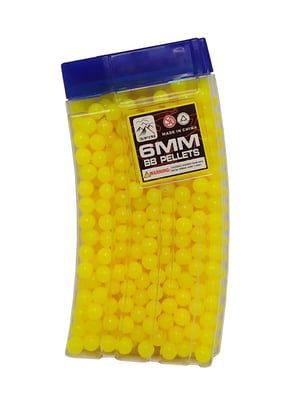 Пластиковые пульки (шарики) для детского оружия "Магазин", 6 мм 500 штук | 6355387