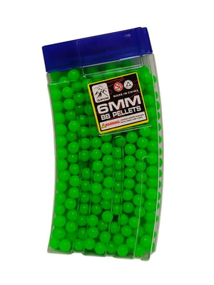 Пластикові кульки для дитячої зброї "Магазин", 6 мм 500 штук | 6355388