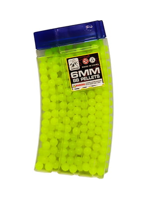 Пластикові кульки для дитячої зброї "Магазин", 6 мм 500 штук | 6355391