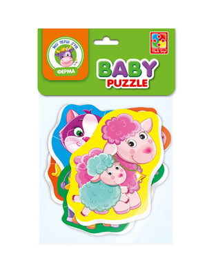 Дитячі пазли Baby puzzle "Мама та малюк" | 6355445