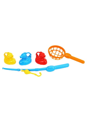 Детский игровой набор "Рыбалка" сачок и три уточки | 6355644