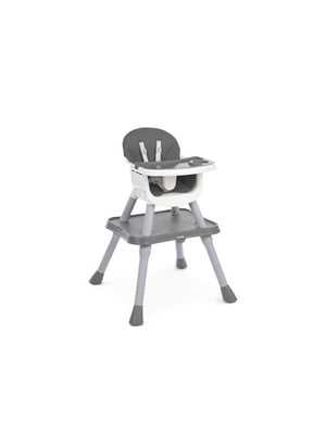 Стульчик для кормления трансформер, 3в1 (столик, стульчик для кормления, лего) серый | 6355715