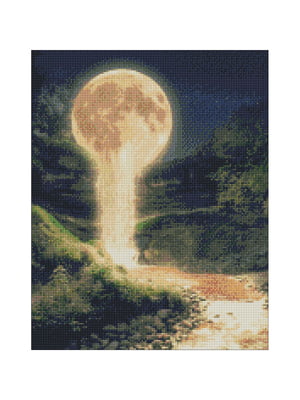 Алмазна мозаїка "Місячний водоспад" (40х50 см) | 6355868