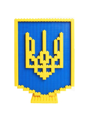 Конструктор PIXEL HEROES "Герб Украины", 404 детали | 6356011