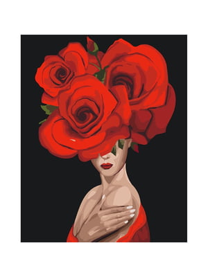 Картина за номерами "Королева троянд" (40х50 см) | 6356233
