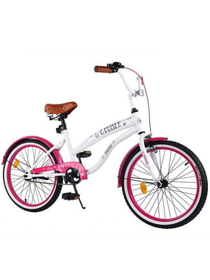 Велосипед дитячий "CRUISER" white/crimson 20 | 6356319