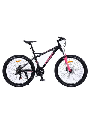 Велосипед "BELLE", чорно-малиновий | 6356521