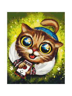 Картина за номерами "Котик з ППО" (40х50 см) | 6356829
