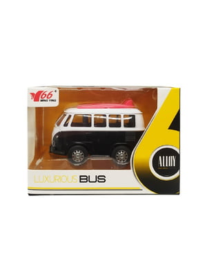 Автобус металлический детский инерционный черный | 6357832