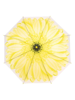 Зонтик "Цветок" желтый (62 см) | 6358389