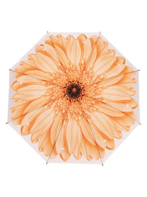 Парасолька "Квітка" помаранчева (62 см) | 6358390