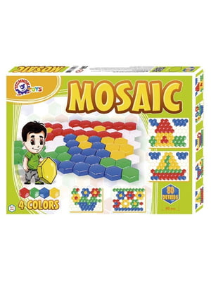 Дитяча розвиваюча "Мозаїка для малюків №1", 80 деталей | 6358436