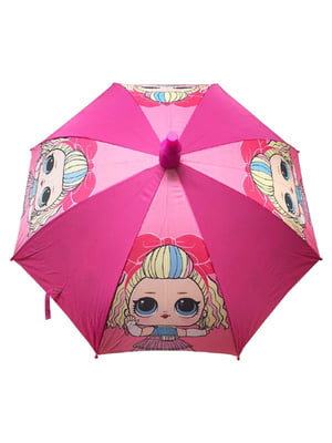 Зонтик трость розовый, ЛОЛ (75 см) | 6358539