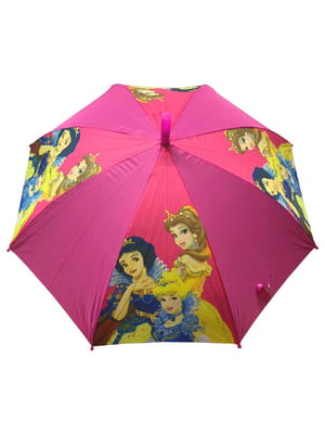 Зонтик трость розовый, Принцессы Дисней (75 см) | 6358544