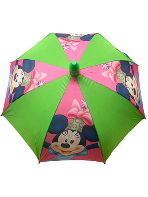 Зонтик трость зеленый, Микки Маус (75 см) | 6358546