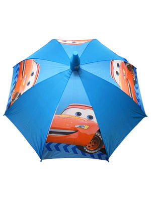 Зонтик трость синий, Тачки(75 см) | 6358547