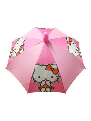 Зонтик трость розовый, Hello Kitty (75 см) | 6358552