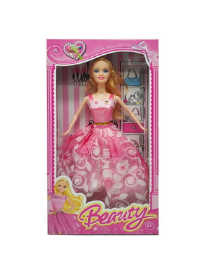 Дитяча лялька "Beauty" у бальній сукні (Рожевий з білим) | 6358575