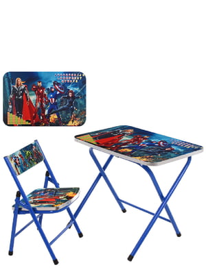 Столик со стульчиком синий | 6358991