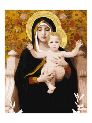 Картина за номерами "Мадонна з ліліями ©Уїльям Бугро" (40х50 см) | 6359051