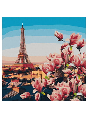 Картина за номерами "Паризькі магнолії" (50х50 см) | 6359166