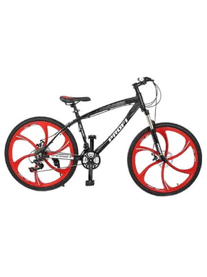 Велосипед подростковый PROFI T26BLADE 26.2B черно-красный | 6359593