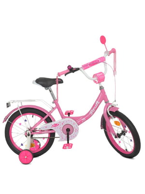 Велосипед детский розовый (16 дюймов) | 6359683