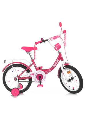 Велосипед детский розовый (16 дюймов) | 6359684