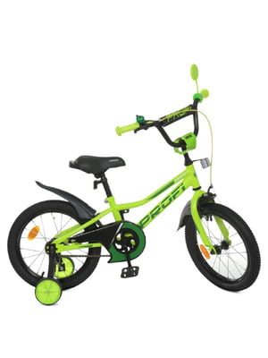 Велосипед детский салатовый (16 дюймов) | 6359697