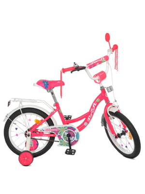 Велосипед дитячий малинового кольору (16 дюймів) | 6359707