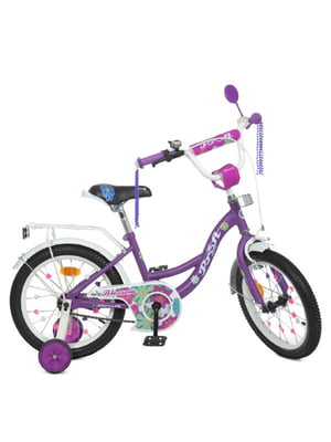 Велосипед дитячий бузковий (16 дюймів) | 6359708