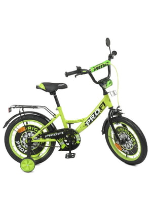 Велосипед детский салатовый (16 дюймов) | 6359714