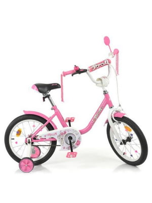 Велосипед детский розовый (16 дюймов) | 6359722