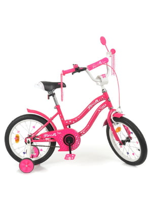 Велосипед дитячий рожевий (16 дюймів) | 6359725