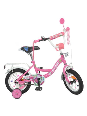 Велосипед дитячий рожевий (12 дюймів) | 6359780