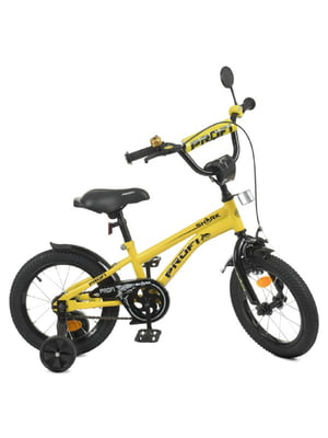 Велосипед дитячий жовтий (14 дюймів) | 6359790
