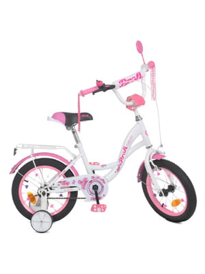 Велосипед детский розовый (14 дюймов) | 6359797