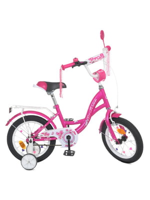 Велосипед детский розовый (14 дюймов) | 6359801